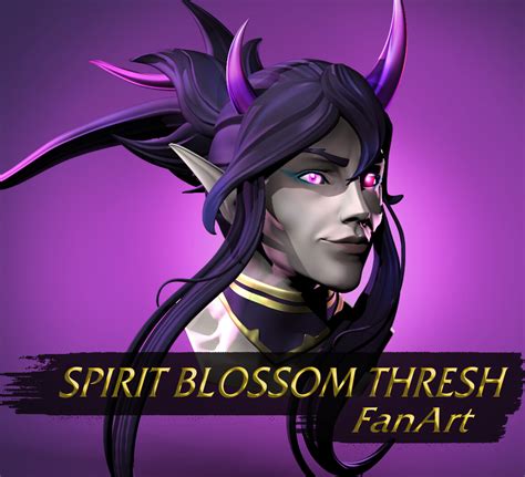 ArtStation - Spirit Blossom Thresh (League of Legends' Fan Art)