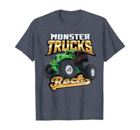 Monster Trucks Rock Monster Truck Birthday Gift T-shirt