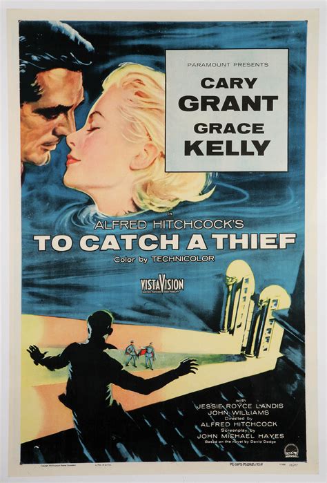 Original 1955 To Catch a Thief movie poster. | To catch a thief, Movie posters, Classic films ...