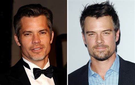 I think they look alike. Timothy Olyphant and Josh Duhamel | Movie ...