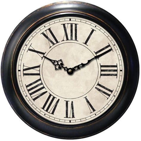 Three Posts Decorative Home 18" Classic Roman Numeral Wall Clock & Reviews | Wayfair.ca