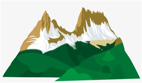 Green Mountains Clip Art - Cartoon Mountain Range Png - Free ...