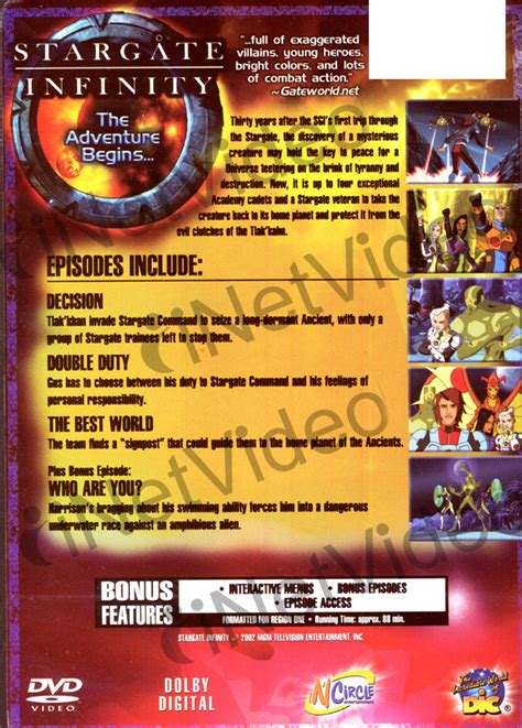 Stargate Infinity - The Adventure Begins on DVD Movie