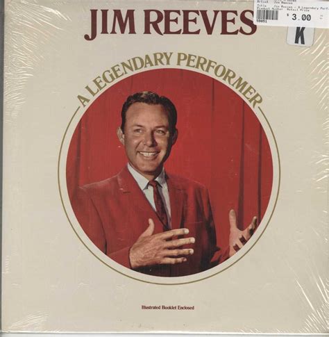 Jim Reeves - A Legendary Performer | Jim reeves, Lp vinyl, Vinyl records