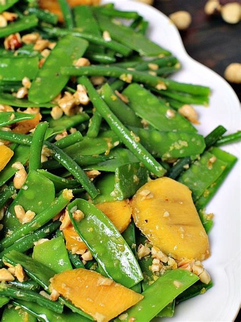 French Green Bean Salad with Persimmon - Sweet and Savory Meals