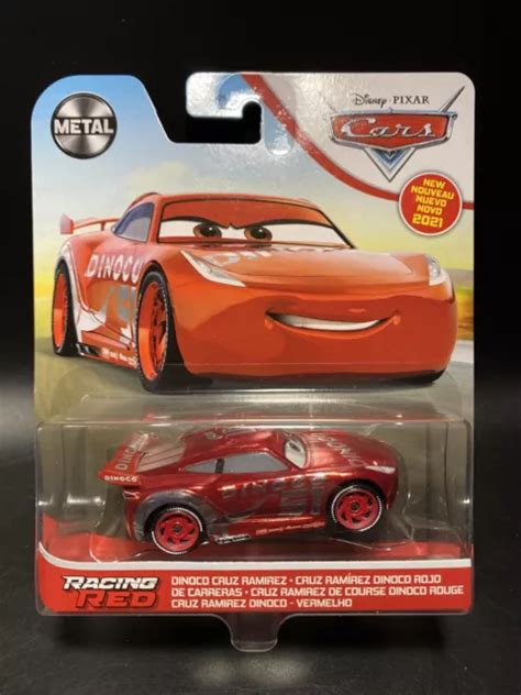 DISNEY PIXAR CARS RACING RED- DINOCO CRUZ RAMIREZ Metal Series 2021 $18.00 - PicClick