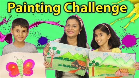 Kids Painting Competition I Funny Drawing Competition - YouTube