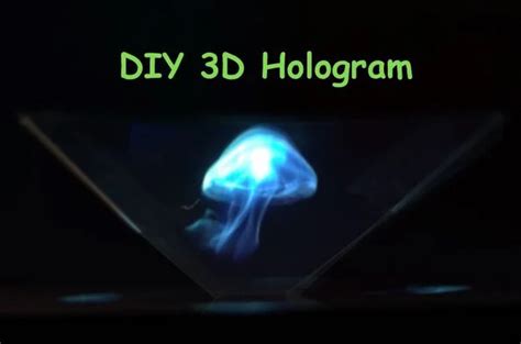 DIY 3D Hologram Pyramid | 3d hologram, Hologram, Smartphone hologram