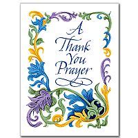 A Thank You Prayer Card – The Paschal Lamb