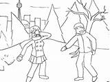 Printable Snowball Fight Coloring Page  Free Pages sketch template
