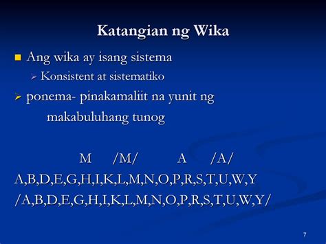 7 Katangian Ng Wika - Brazil Network