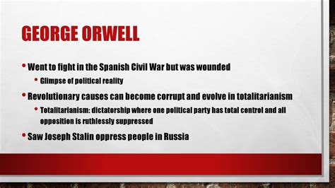 Animal farm By George orwell. - ppt download