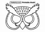 Printable Animal Mask sketch template