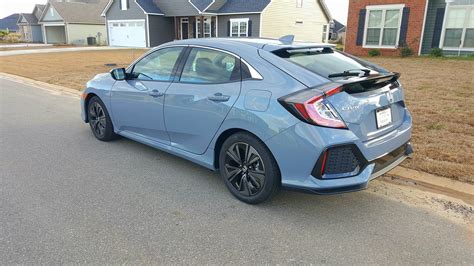 Picked up my 2017 Honda Civic EX - Hatchback (Sonic Grey Pearl) : civic