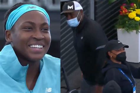 HILARIOUS. Coco Gauff explains how her mother and father will cool down after she beat Rogers in ...