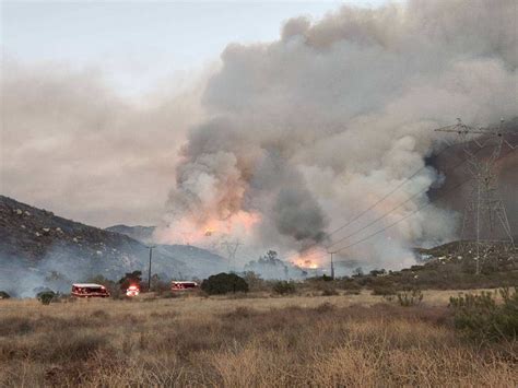 San Diego Wildfire Scorches 4,400 Acres; 10 Structures Destroyed | San Diego, CA Patch