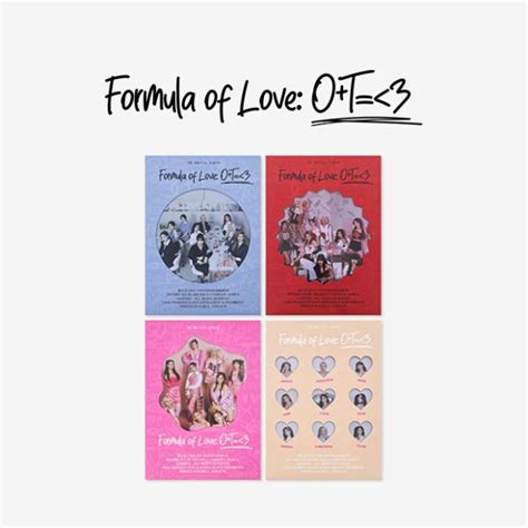 TWICE 3rd Album Formula of Love: O+T= - JYP SHOP