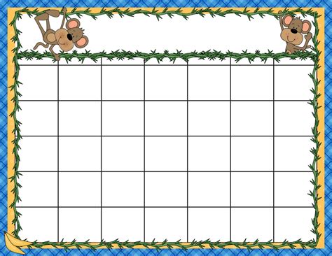 5 best images of teachers blank printable calendar blank printable ...