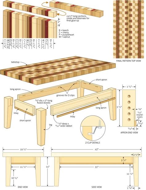 [Free Plans] Build A Gorgeous Coffee Table Easily With These Complete Plans | Projetos de ...