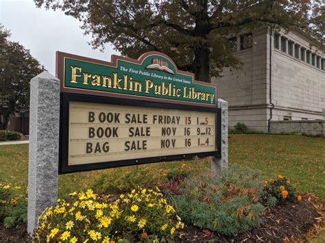 Franklin Matters: November 2019 Franklin Public Library News & Events ...