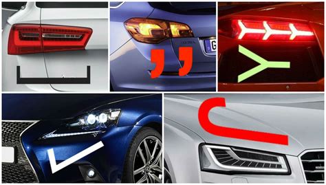 Car Headlight and Taillight Design Takes Inspiration From Punctuation ...