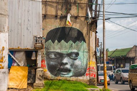 Graffiti on the Walls on Street in Manila, Philippines. Editorial Photo - Image of colorful ...