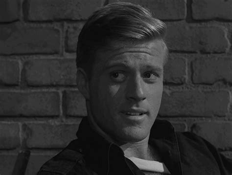 Robert Redford from THE TWILIGHT ZONE episode "Nothing in the Dark ...