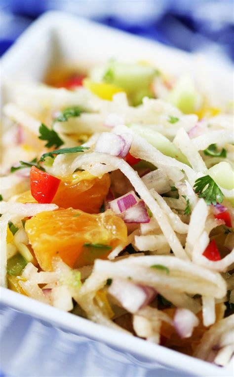 Jicama Salad | Recipe | Mexican food recipes, Jicama recipe, Salad recipes