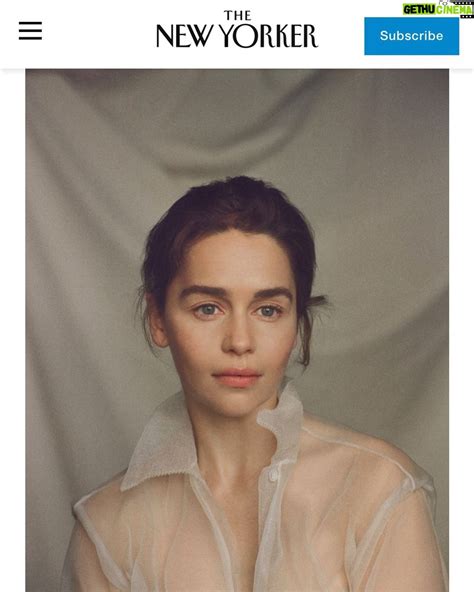 Emilia Clarke Instagram – So my dear kind peeps at @newyorkermag asked me a few questions about ...