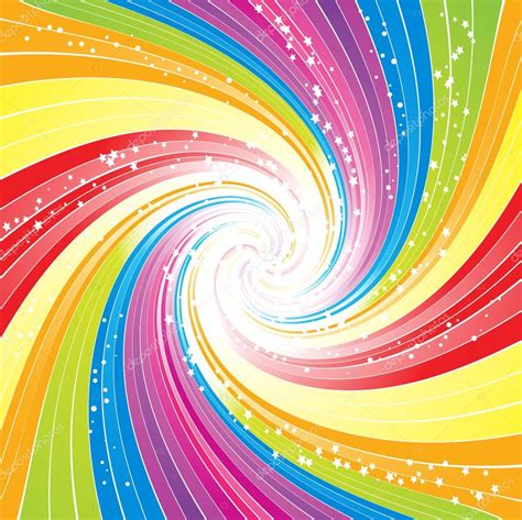 Abstract rainbow lines vector background — Stock Vector © elaineitalia #12635476