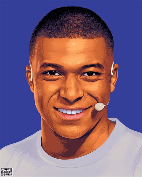 Abdelrahman Taymour - Kylian Mbappe - Vector art