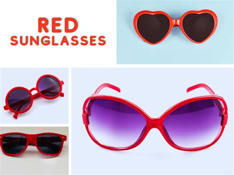 10 Stylish Red Sunglasses for Men and Women in Fashion