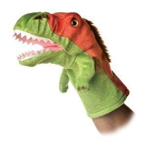 Velociraptor Puppet 10 in. - Toys & Co. - Aurora Plush