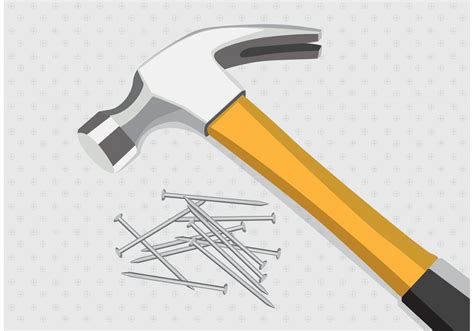 Hammer and Nail Vectors 84437 Vector Art at Vecteezy