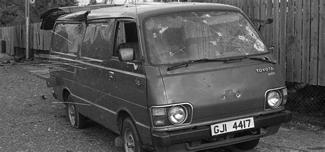 The aftermath of the 1987 Loughgall Ambush in Northern Ireland. In the IRA's single greatest ...