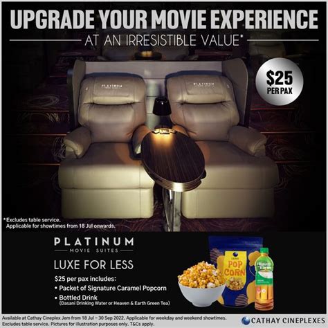 18 Jul-30 Sep 2022: Cathay Cineplexes Platinum Movie Suites Promotion - SG.EverydayOnSales.com