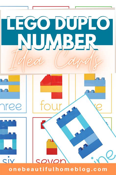 Lego Duplo Number Cards - One Beautiful Home