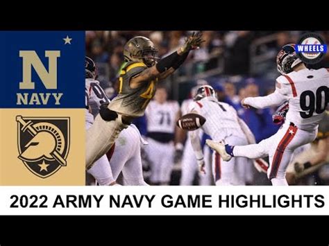 Army vs Navy Highlights (AMAZING OVERTIME THRILLER!) | 2022 Army Navy Game | College Football ...