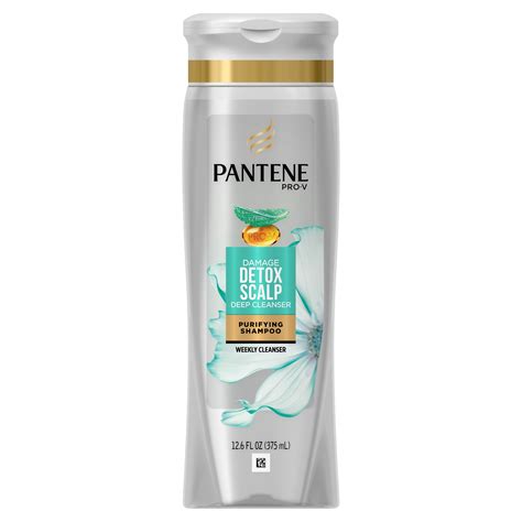 Pantene Pro-V Damage Detox Scalp Deep Cleanser Purifying Shampoo - Shop Shampoo & conditioner at ...