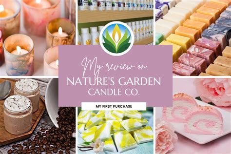 My review on Nature's Garden Candle Co. First Purchase - Stitched To Style