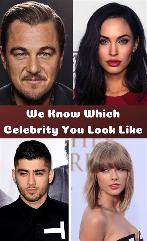 Best Of Which Celebrities Do I Look Like Quiz