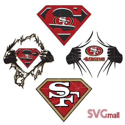 San Francisco 49ers SVG Bundle - Files For Cricut & Silhouette Plus Resource For Print On Demand
