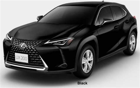 New Lexus UX200 Body colors, Full variation of exterior colours selection