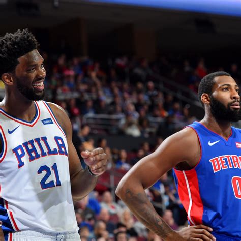 Andre Drummond and Joel Embiid Reignite Rivalry in a Battle of the Bigs | News, Scores ...