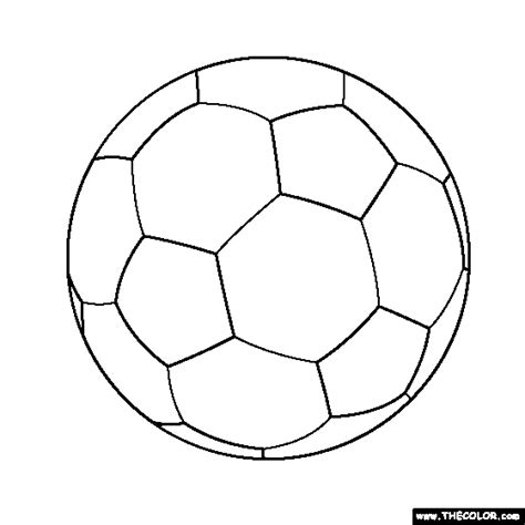 Soccer Ball Coloring Page