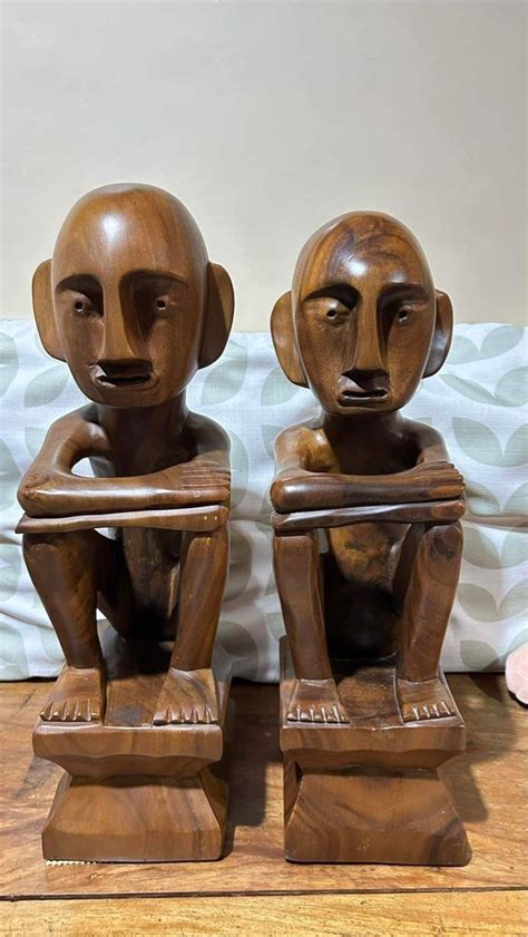 Statue - Anito bulul solid wood, Furniture & Home Living, Home Decor ...