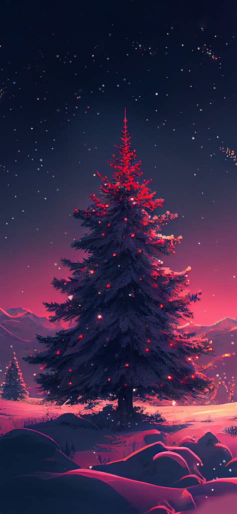 Aesthetic Christmas Tree Wallpaper - Christmas Wallpapers iPhone