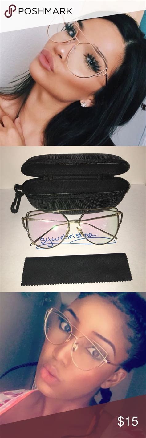 Huge clear transparent cat eye sunglasses + gifts | Sunglasses gift, Sunglasses accessories ...