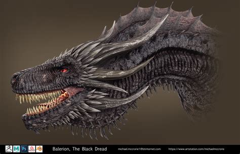 ArtStation - Balerion, The Black Dread