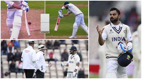 WTC Final: Virat Kohli annoyed after UltraEdge used in umpire review of ...